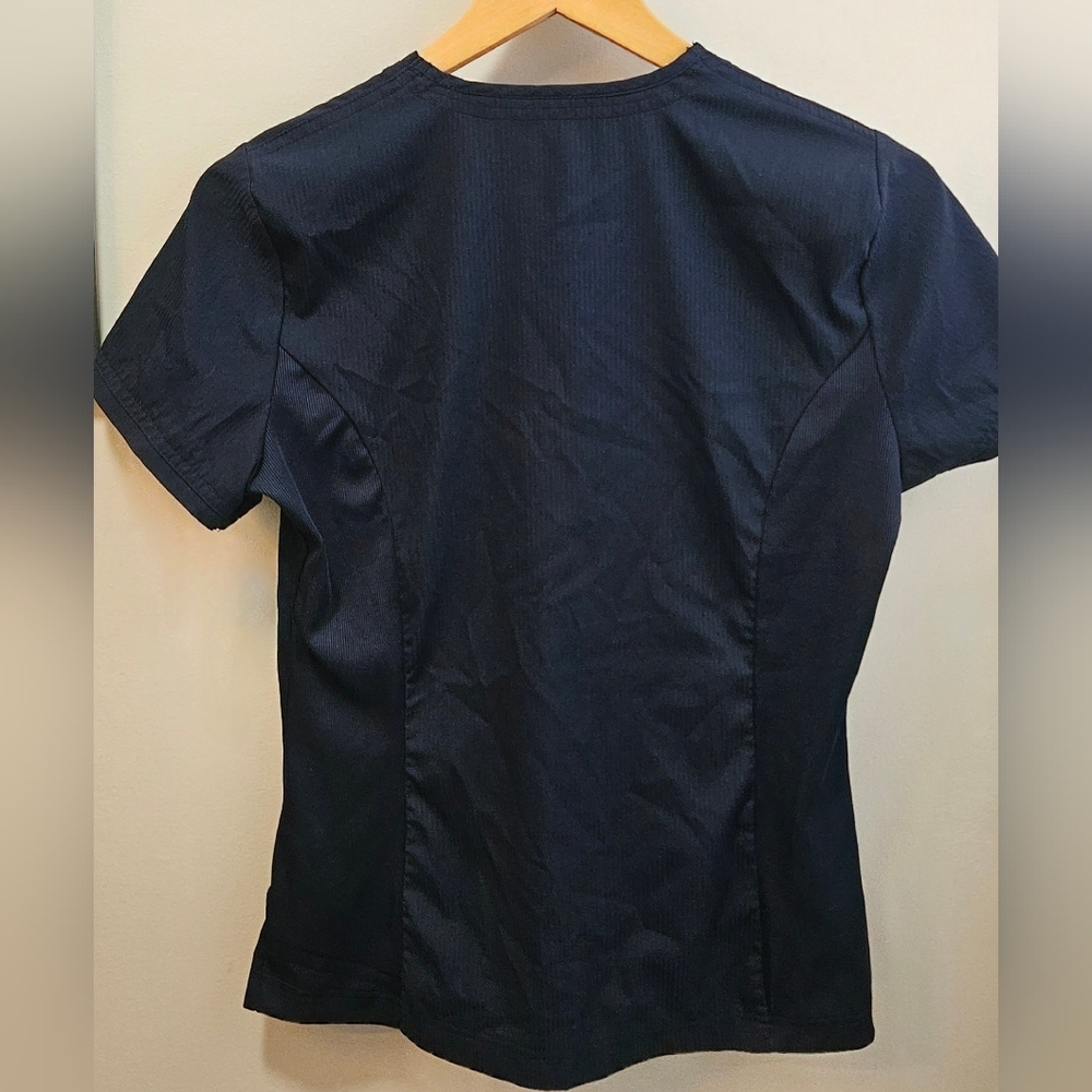 Koi Lite Scrub Top Navy Blue Women's Small - Picture 2 of 9